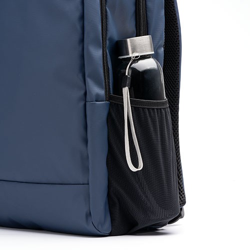 Computer backpack made of PU leather and RPET 600D Eliza