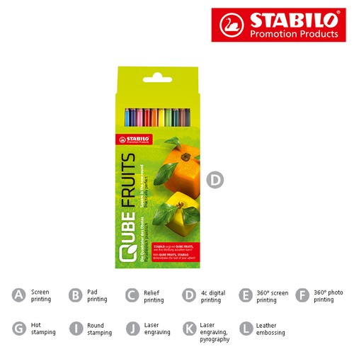 STABILO GREENcolors Set de 12 crayons de couleur STABILO GREENcolors Set de 12 crayons de couleur