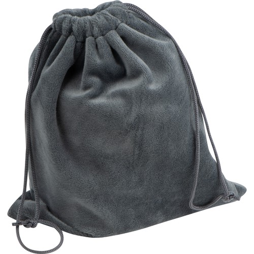 Travel set with neck pillow, sleep mask, and laundry bag