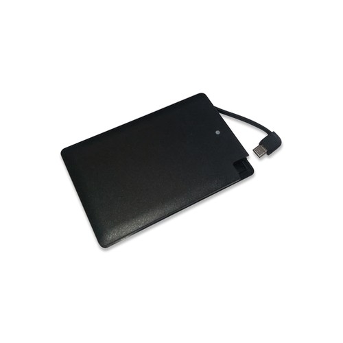 Powerbank PB-32 2500 mAh avec adaptateur TYPE-C noir