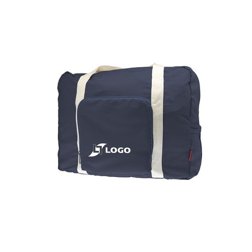 Foldable travel bag 'Tenerife', midnight blue polycotton Foldable travel bag 'Tenerife', midnight blue polycotton