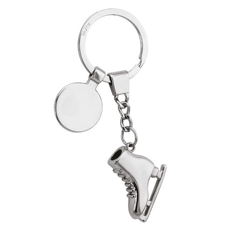 ICE SKATE KEY RING WITH TOKEN ICE SKATE KEY RING WITH TOKEN