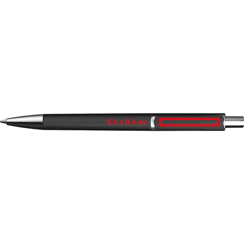 Stylo bille avec applications argentées Stylo bille avec applications argentées