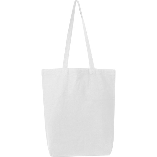 Borsa in cotone Fairtrade con soffietto sul fondo PIOTR Borsa in cotone Fairtrade con soffietto sul fondo PIOTR