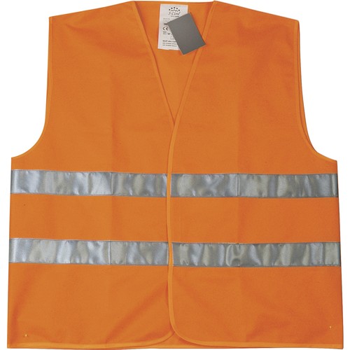 100% POLYESTER HIGH VISIBILITY WAISTCOAT