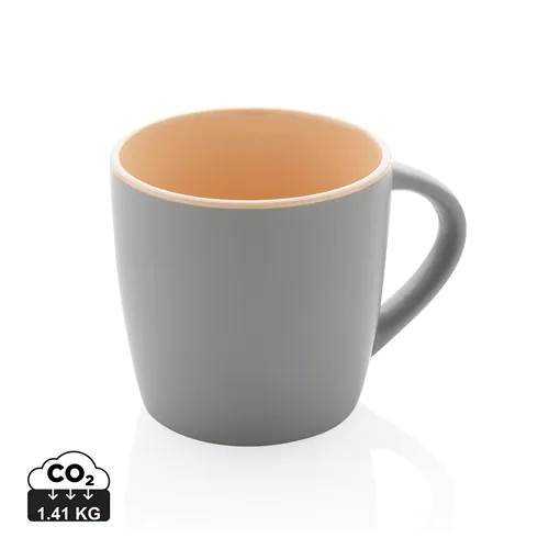 Ceramic mug with coloured inner 300ml Ceramic mug with coloured inner 300ml