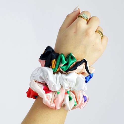 CUSTOMIZABLE SATIN HAIR ELASTIC