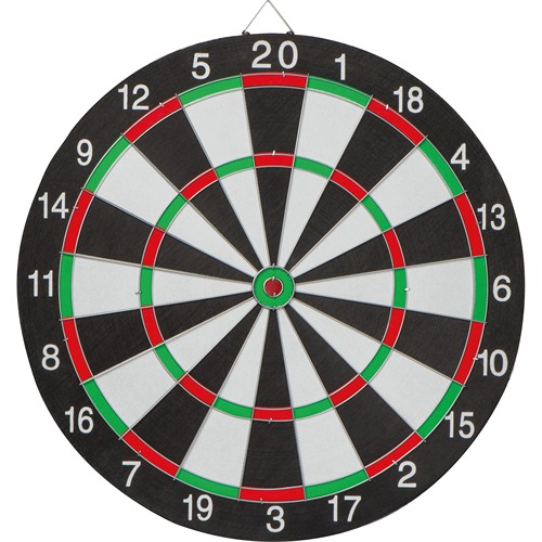 Dartboard with arrows