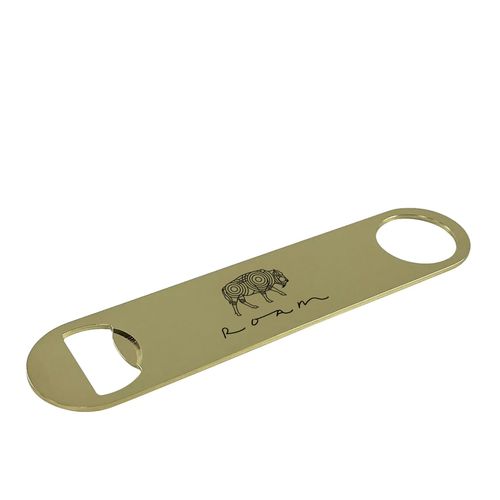 Lame de bar plaquée or Lame de bar plaquée or