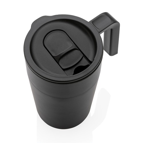 GRS Recycled PP and SS mug with handle GRS Recycled PP and SS mug with handle