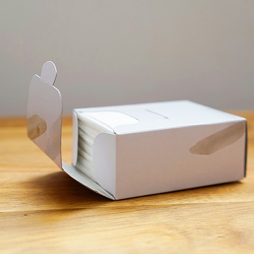 Mini box of paper tissues