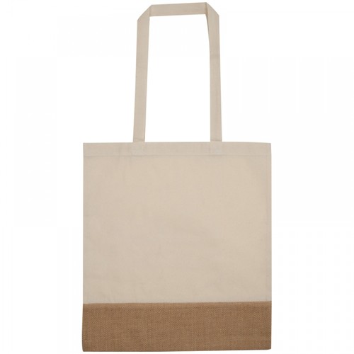 Carrying bag with jute bottom Carrying bag with jute bottom
