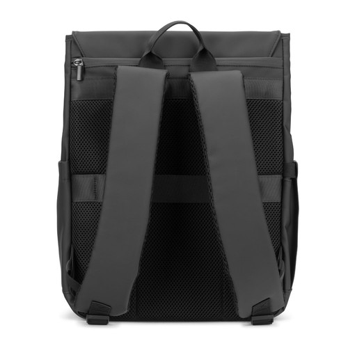 AZORES BAG. PU laptop rucksack (16"), with a flap covering all compartments AZORES BAG. PU laptop rucksack (16"), with a flap covering all compartments