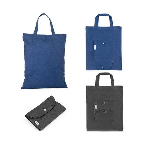 SIENA. Foldable bag in cotton (50%), recycled cotton (30%) and polyester (20% rPET) (140 g/m²) SIENA. Foldable bag in cotton (50%), recycled cotton (30%) and polyester (20% rPET) (140 g/m²)
