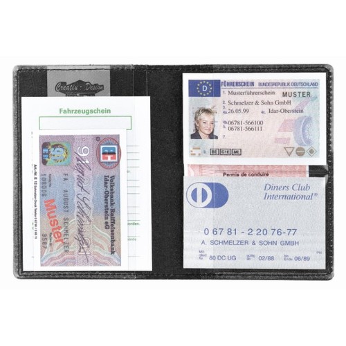 CreativDesign® Ausweistasche "128Select" schwarz CreativDesign® Ausweistasche "128Select" schwarz