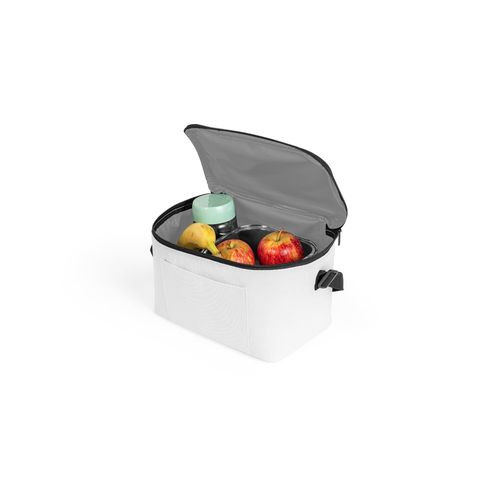 CANCUN. Sac thermique en polyester recyclé 600D avec sangle réglable 7 L