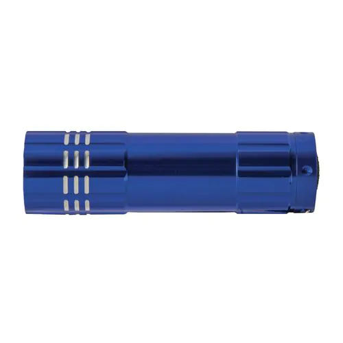 Aluminium COB LED (Chip On Board) torch with string (batteries NOT included)