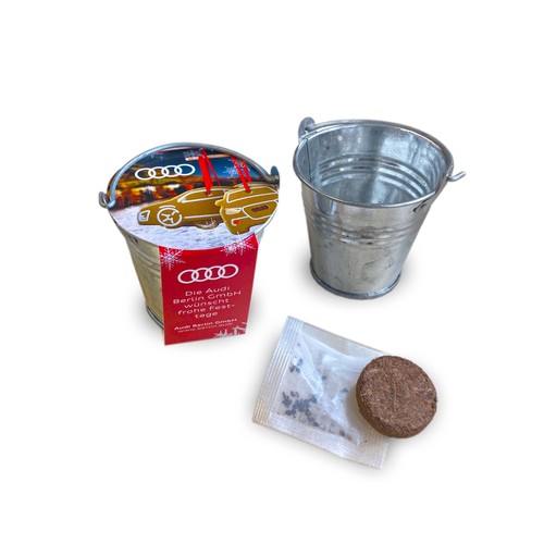 Kit de culture – Petit seau en zinc (personnalisé) Kit de culture – Petit seau en zinc (personnalisé)