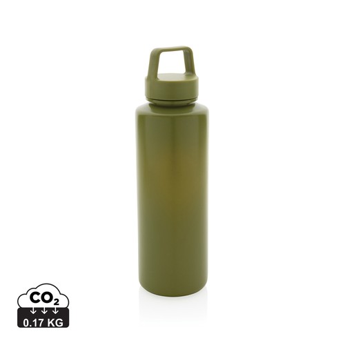 Bouteille 500ml en PP recyclé RCS et avec poignée Bouteille 500ml en PP recyclé RCS et avec poignée