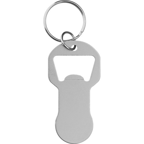 Porte-clés avec déclancheur caddie et décapsuleur OLIVIER