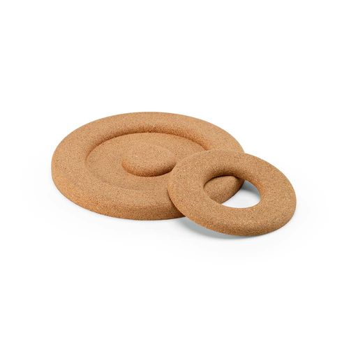 Mozart round cork double trivet. Made in Portugal