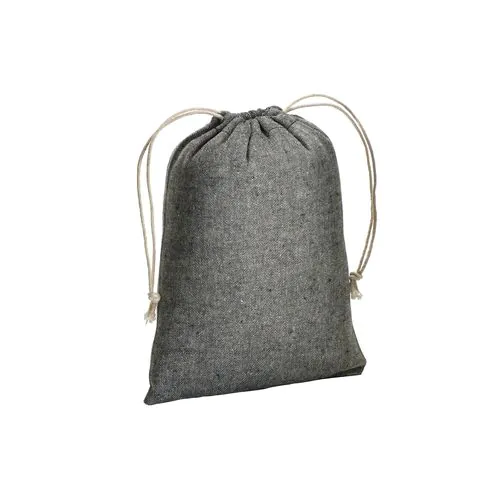 Pochon cadeau en coton recyclé 150 g/m2, 15 x 20 cm Pochon cadeau en coton recyclé 150 g/m2, 15 x 20 cm