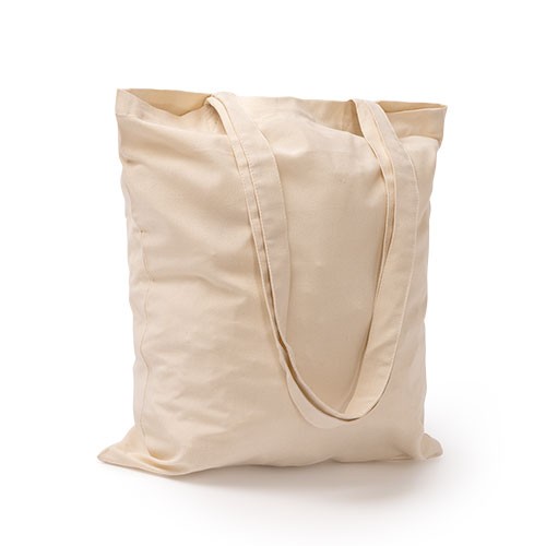 Borsa shopper al tatto cotone. Manici lunghi 70cm. Edelina Borsa shopper al tatto cotone. Manici lunghi 70cm. Edelina