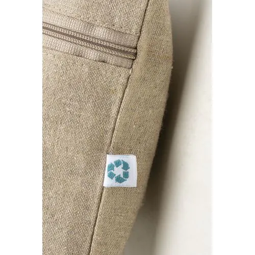 Document holder made of 180 g/m2 recycled cotton with zipper closure, GRS certified Document holder made of 180 g/m2 recycled cotton with zipper closure, GRS certified