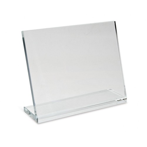 SLOPED GLASS WITH BASE 190X150X10 mm