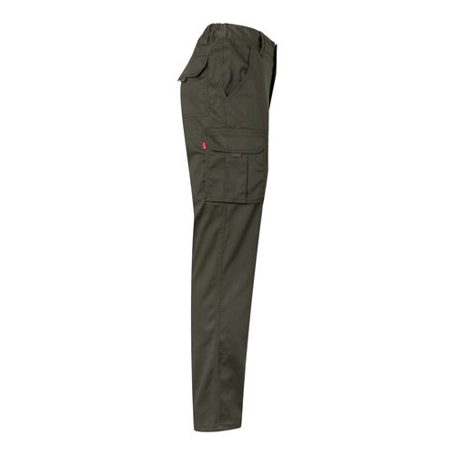 VL PAN. Pantalon stretch, multipoches (290g/m²), en coton (46%), EME (38%) et polyester (16%)