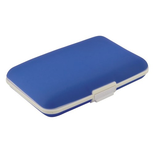 BUSINESS CARD HOLDER SILICONE BLUE BUSINESS CARD HOLDER SILICONE BLUE