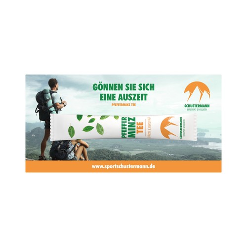 TeaFlyer DIN Long incl. 1 TeaStick "individ. Design" TeaFlyer DIN Long incl. 1 TeaStick "individ. Design"