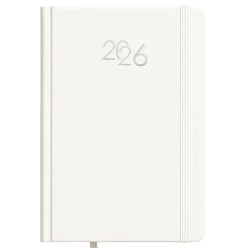 Agenda journalier 2026, couverture rigide en carton laminé