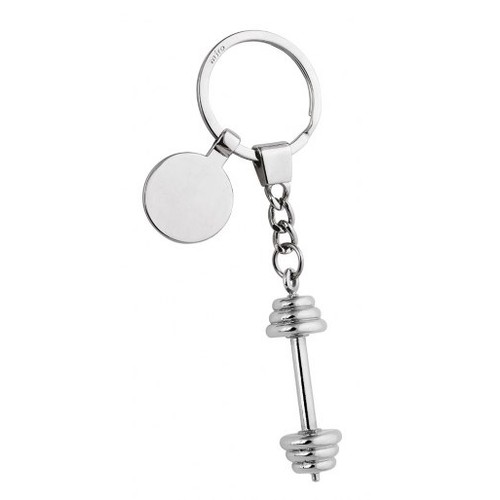 PORTE-CLES HALTERE POUR GYM AVEC JETON PORTE-CLES HALTERE POUR GYM AVEC JETON