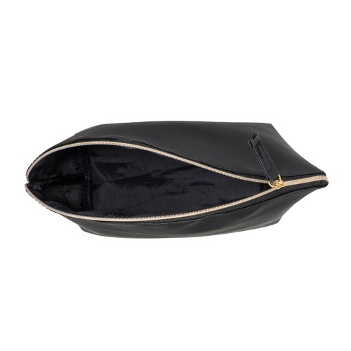 Estuche de belleza multiusos de PU saffiano de grano fino Estuche de belleza multiusos de PU saffiano de grano fino