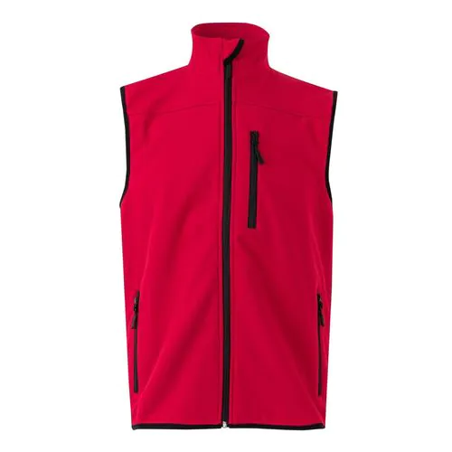 VL VARUNA. Soft shell vest (280g/m²), with polar lining, in polyester (94%) and elastane (6%) VL VARUNA. Soft shell vest (280g/m²), with polar lining, in polyester (94%) and elastane (6%)