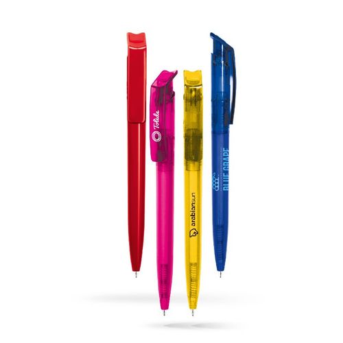 BALL PEN WITH RECYCLED rPET PLASTIC BODY AND CLIP