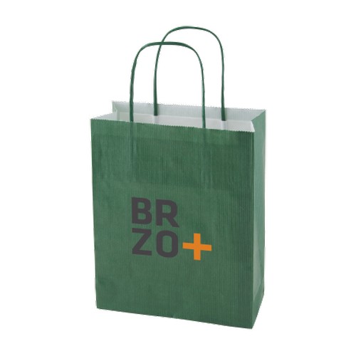 Paper bag 240x120x310 mm coloured