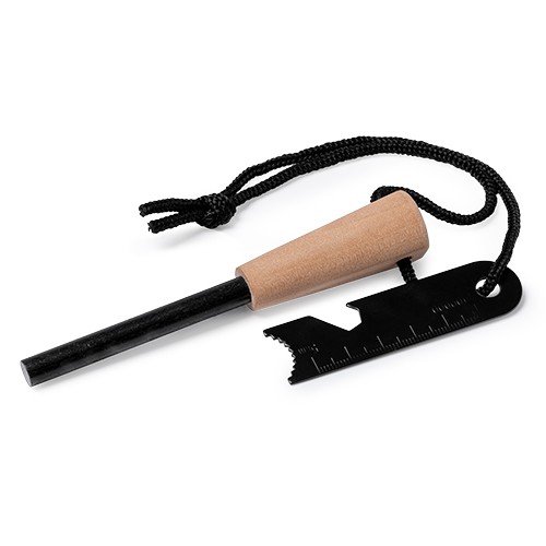 Attrezzo con funzione pietra focaia. Manico in bam Nazira