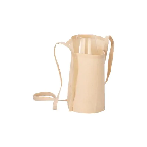 Tasting glass holder in organic cotton 150g/m2, with 90 cm string. Tasting glass holder in organic cotton 150g/m2, with 90 cm string.