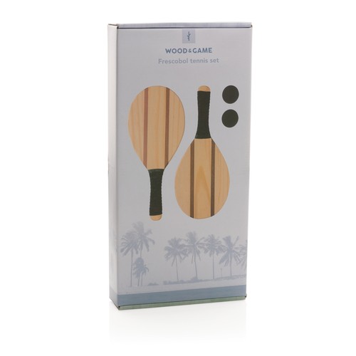 Frescobol Tennis-Set aus Holz Frescobol Tennis-Set aus Holz