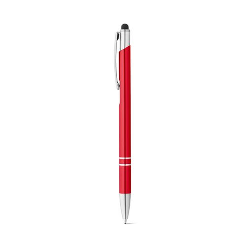 GALBA. Penna a sfera in alluminio con punta touch e clip