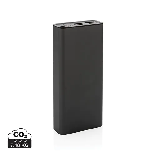 Powerbank 20.000 mAh et 20W en aluminium recyclé RCS Terra Powerbank 20.000 mAh et 20W en aluminium recyclé RCS Terra
