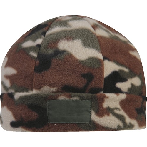 BONNET CAMOUFLAGE EN FIBRE POLAIRE (220 gr/m²)