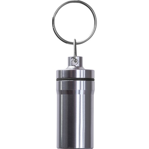 Stainless steel keychain container ALICE Stainless steel keychain container ALICE