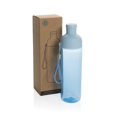 Bouteille d'eau étanche 600ml en rPET RCS Impact Bouteille d'eau étanche 600ml en rPET RCS Impact