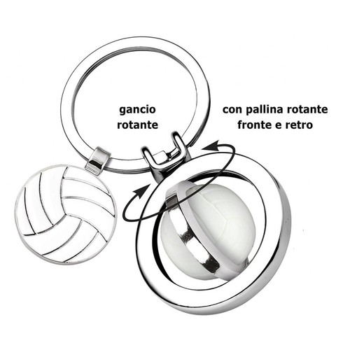 KEY CHAIN - VOLLEY-BALL - WITH TOKEN KEY CHAIN - VOLLEY-BALL - WITH TOKEN