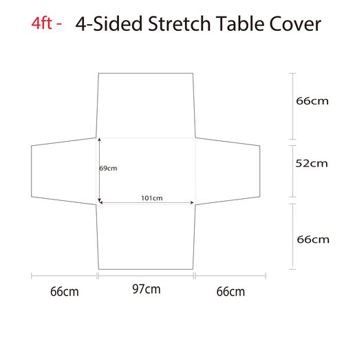 Full Coverage Stretch Tablecloth (4ft Table)