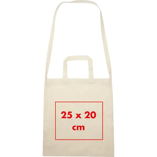 Borsa in cotone con tre manici ABIGAIL