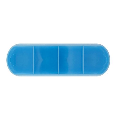 Daily pill-box with sliding lid Daily pill-box with sliding lid